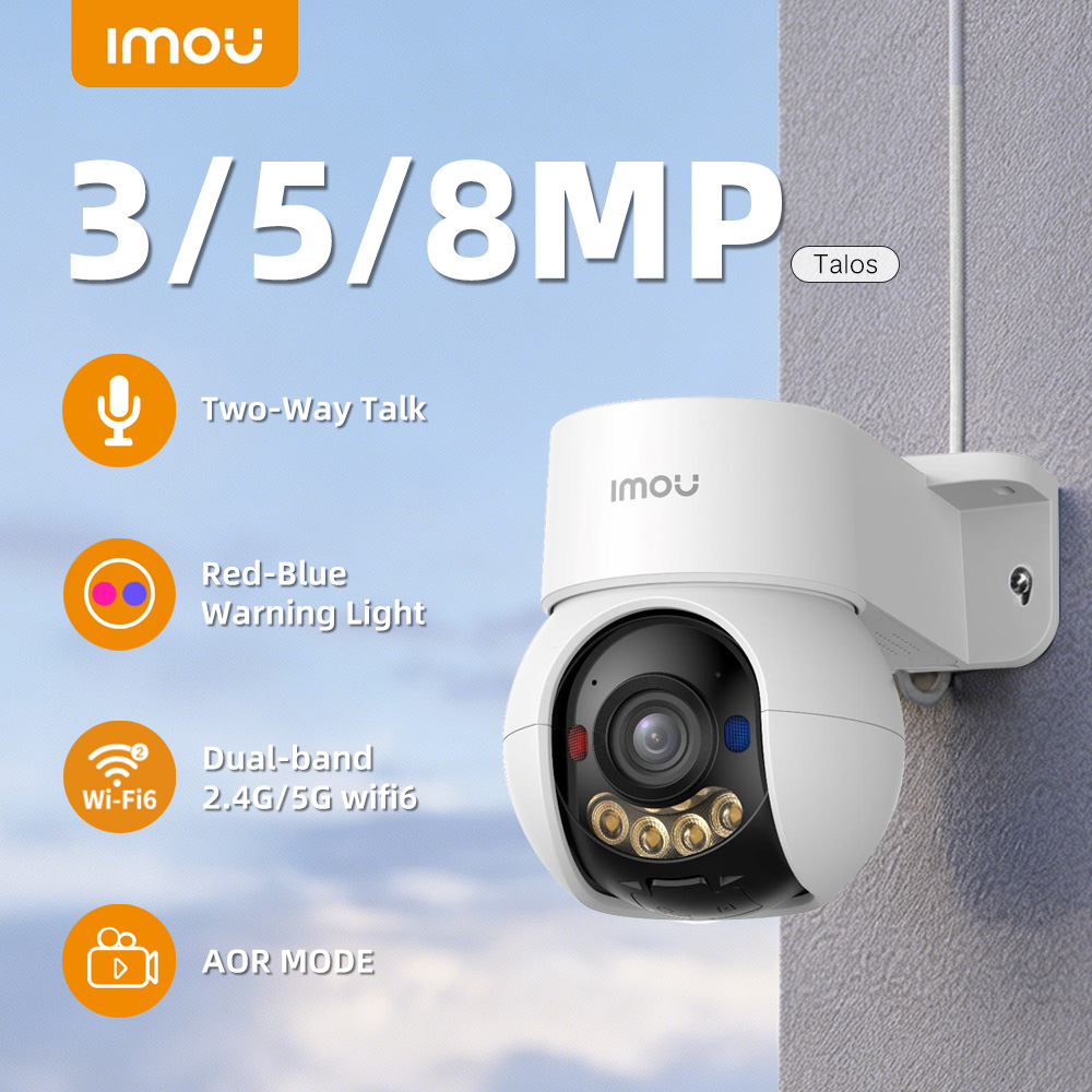 Eufy Camera E220 - IMOU Talos 3/5/8MP 2K/3K/4K Dwukierunkowa komunikacja