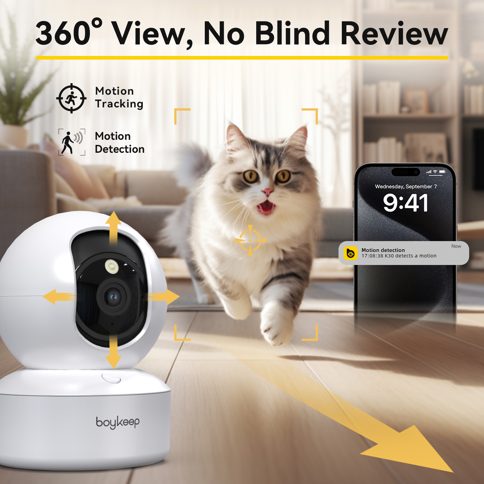 Eufy Camera E220 - Kamera dla psa Boykeep 2K z